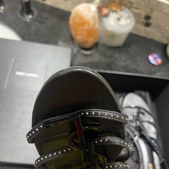 Authentic Black YSL sandals size 40 1/2 (9 1/2) - Picture 8 of 8
